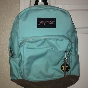 Teal jansport backpack!!!💙💙💙